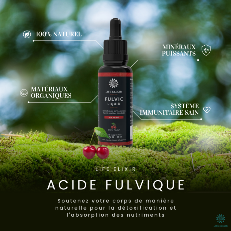 Fulvinezuur Alkaline Kersen 50ml - Fulvinezuur kopen